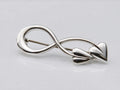 Ortak Sterling Silver Infinity & Hearts Brooch