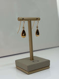 9ct yellow gold tear drop earrings