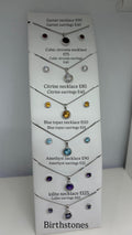 Amore Sterling Silver Birthstone Jewellery Collection Necklaces